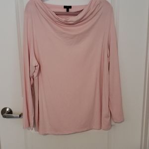 Talbots cowl neck long sleeve top